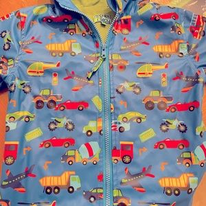 Steven Joseph Kids transportation rain jacket